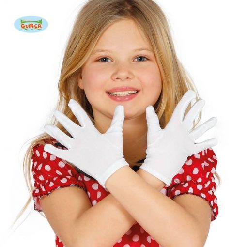 Guantes Blancos Infantiles 17 Cms.