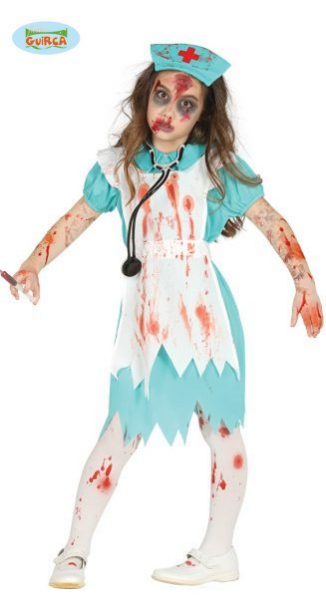 enfermera zombie infantil