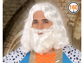 peluca y barba blanca rey melchor