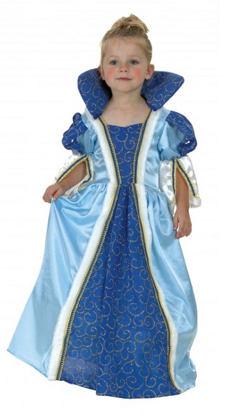 princesa azul infantil