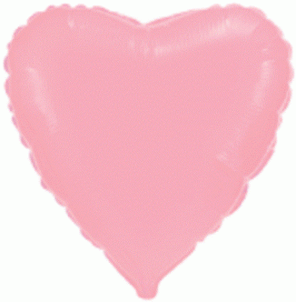 Globo Foil Corazón Pastel Rosa