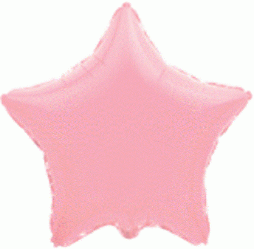 globo Foil Estrella Pastel Rosa