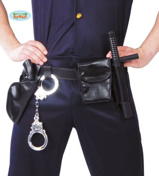 cinturón de policía con accesorios