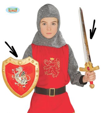Set Escudo y Espada Medieval Infantil