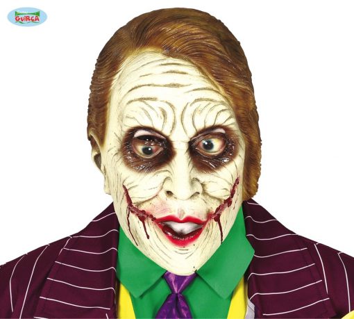 Máscara Joker Malvado Látex