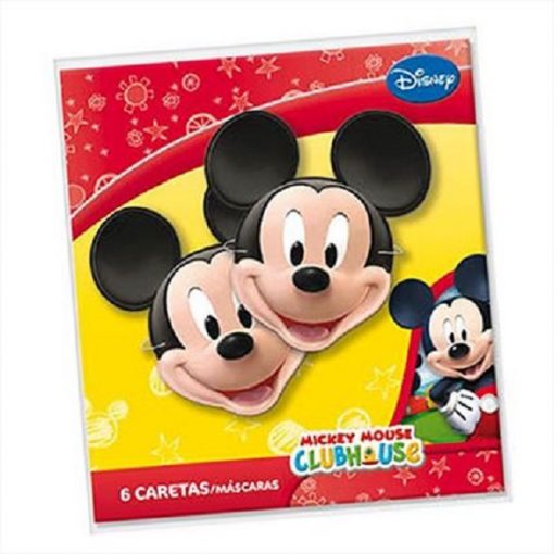 Careta Cartón Mickey 6 Uds.