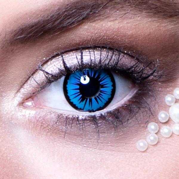 Lentillas azules discount