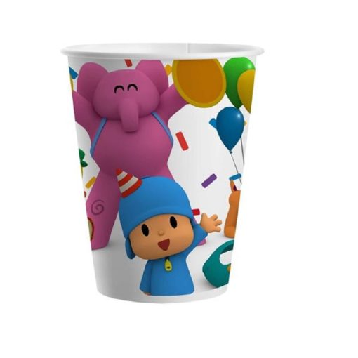 Vasos Pocoyo 200 ml. 8 uds.